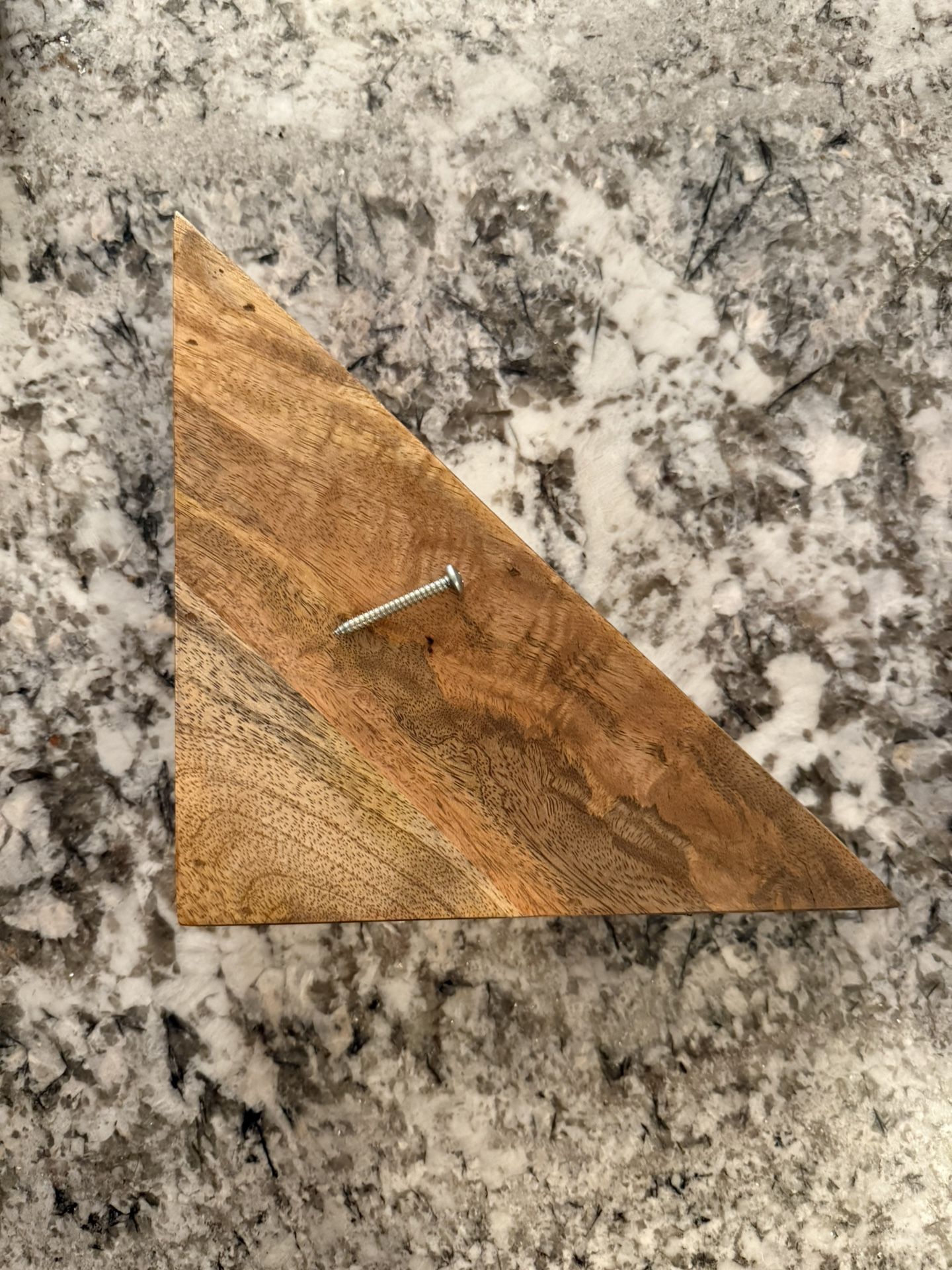 Wood Corner Shelf