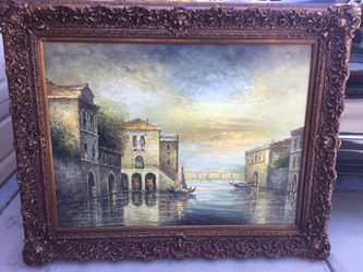 Large Oil painting 61” X 49”