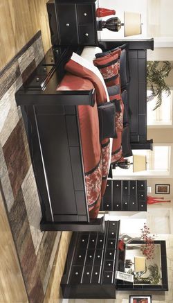 New 4 Pc Queen & King Size Bedroom set (Queen and King Bed Frame, dresser, mirror, nightstand, chest, mattress, box available