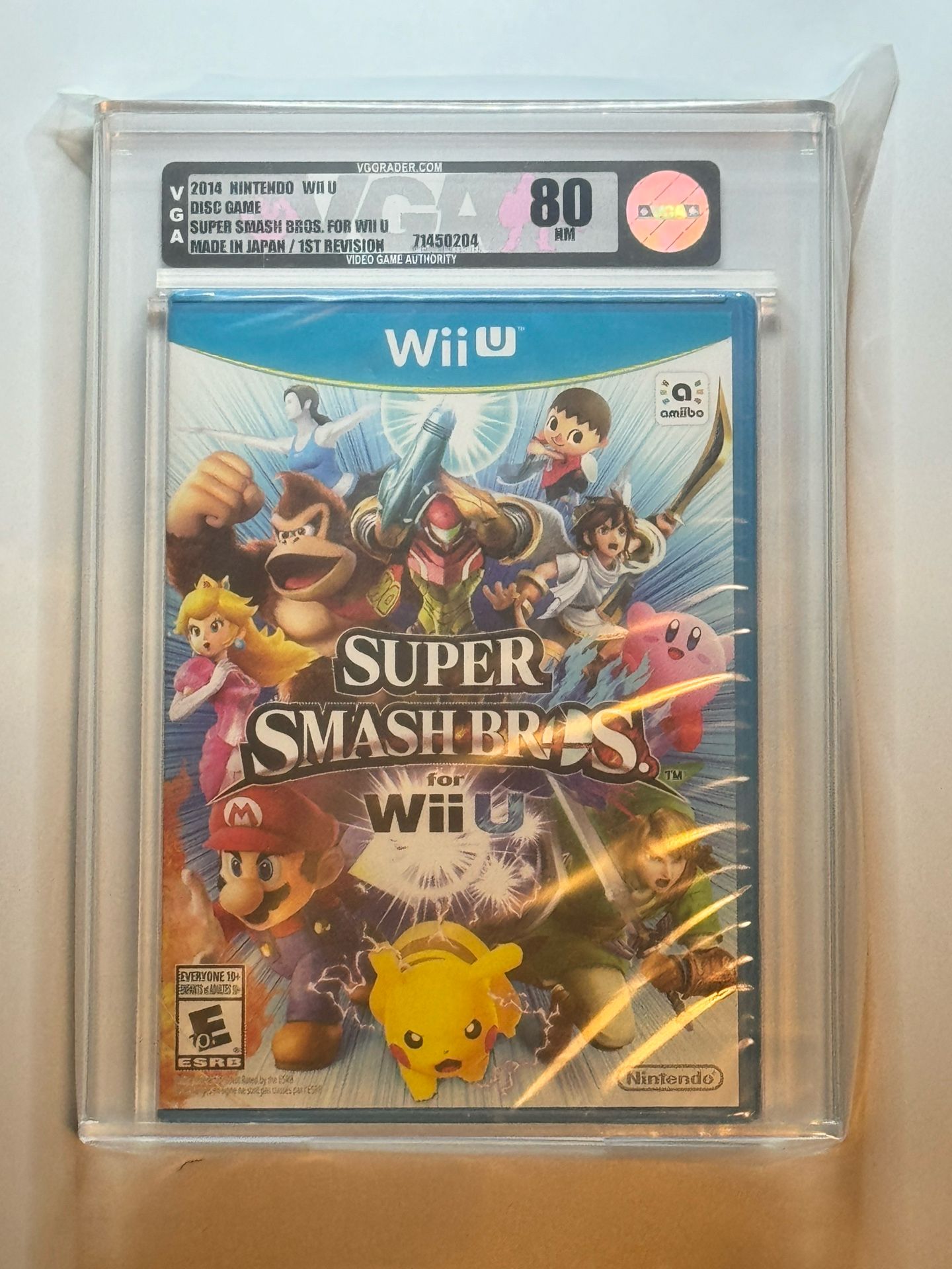 Super smash bros Nintendo Wii U factory sealed VGA 80