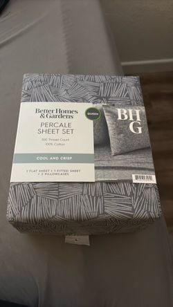 Better homes and gardens percale sheet set