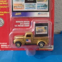 Johnny Lightning USPS America Truck and Stamp 1940 Ford Pickup