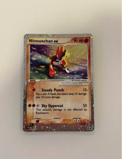 Hitmonchan EX 98/109 Ruby and Sapphire QUAD SWIRL