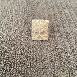 Silver Nugget Ring