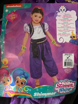 Shimmer and Shine Kids Costume Size Small