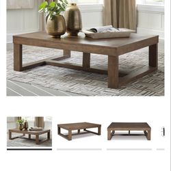 Ashley Big Rectangular Coffee Table 