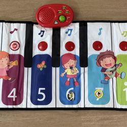 Kids Musical Piano Play Mat Floor Keyboard Toy w/ Sound Module – Works – Clean