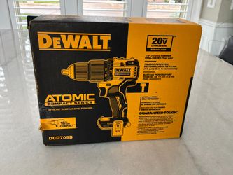 DEWALT ATOMIC 20 Volt Max Brushless Cordless 1/2 in. Hammer Drill, New