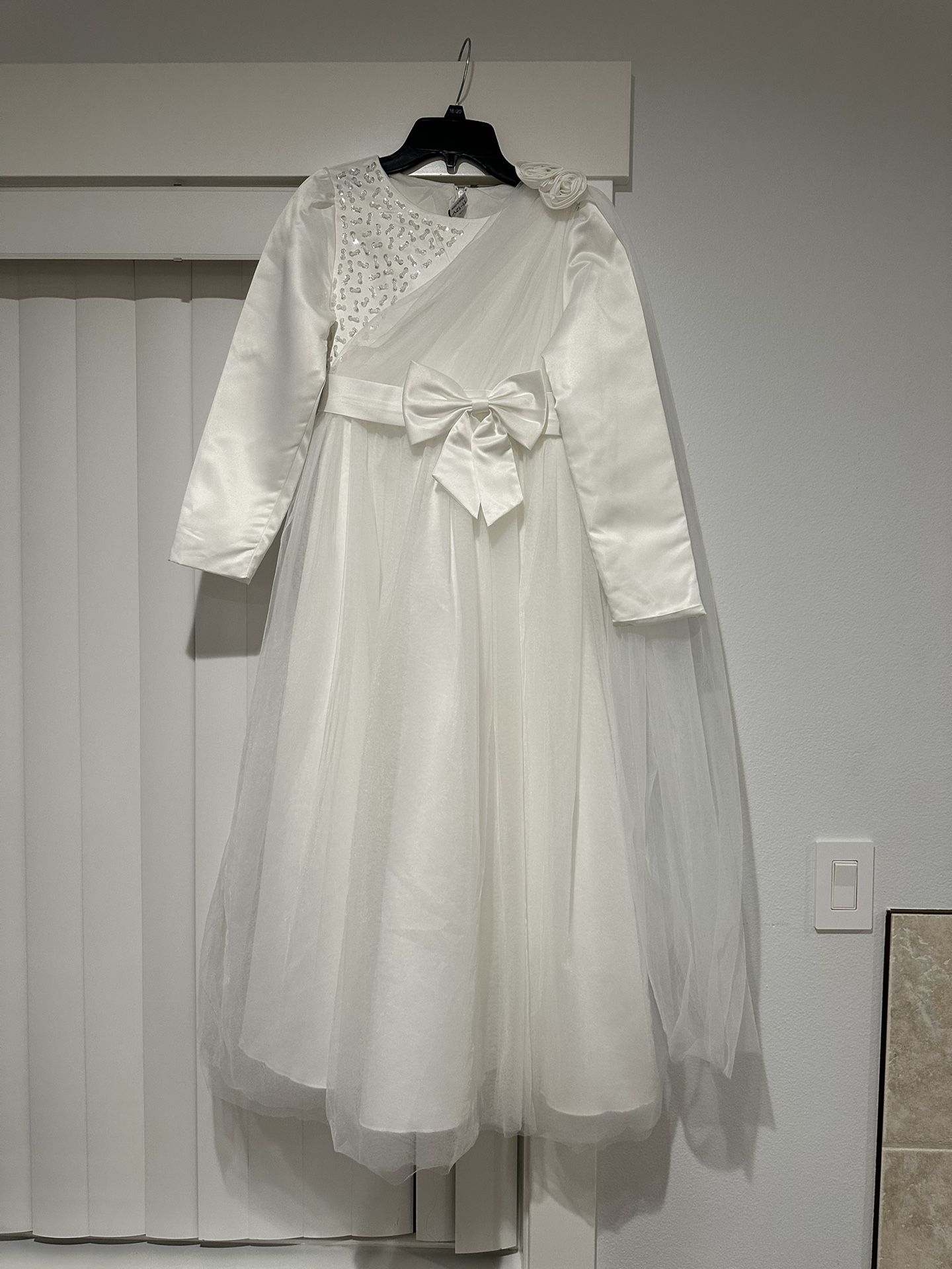 Girls White Dress