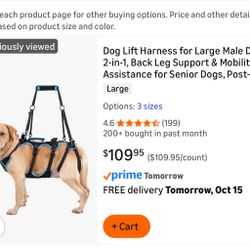 Dog Lift Harness for Large Dogs