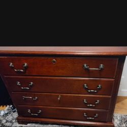 Sturdy Cherry Wood Cabinet 