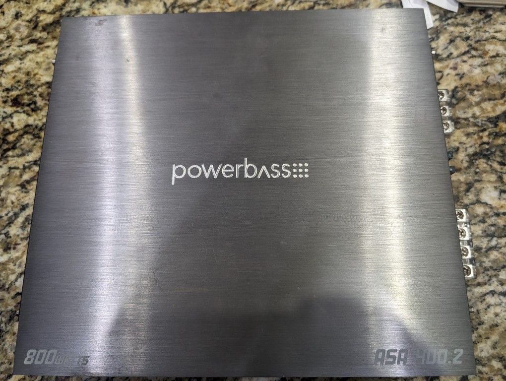 POWERBASS ASA-400.2 CAR AUDIO AMPLIFIER AMP

