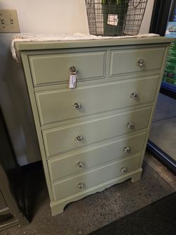 Newly Refinished Tallboy Dresser