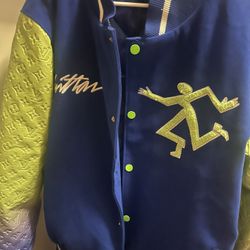 Louis Vuitton Mix Gradient Leather Bomber