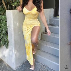 Fashion Nova Dying For Your Love Tie Dye Dress