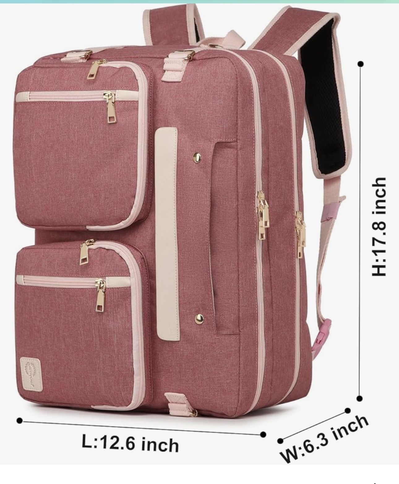 Convertible 3 in 1 Laptop Backpack,Messenger Backpack Satchel Bag Briefcase Backpack Computer Handbag Bag