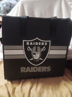New Raiders Insulated Zipper Cooler Tote Bag