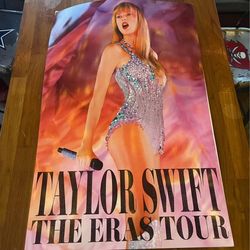Taylor swift eras tour poster