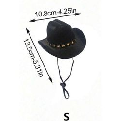 Black Dog Hat Western Style 