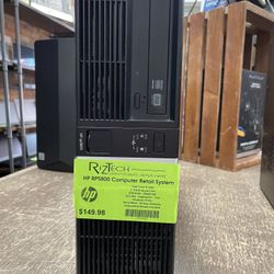 HP RP5800 Desktop can be used as a retail system i5 Quad Core 8GB RAM 256GB SSD W10Pro POS System