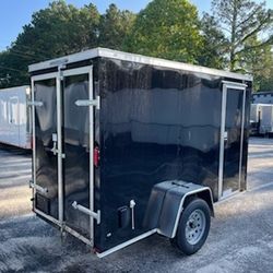 5x10ft Enclosed Vnose Trailer Brand New Moving Storage Cargo Traveling ATV Motorcycle Bike Hauler