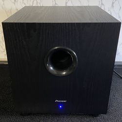 Pioneer 8” 100 Watt Powered Subwoofer 