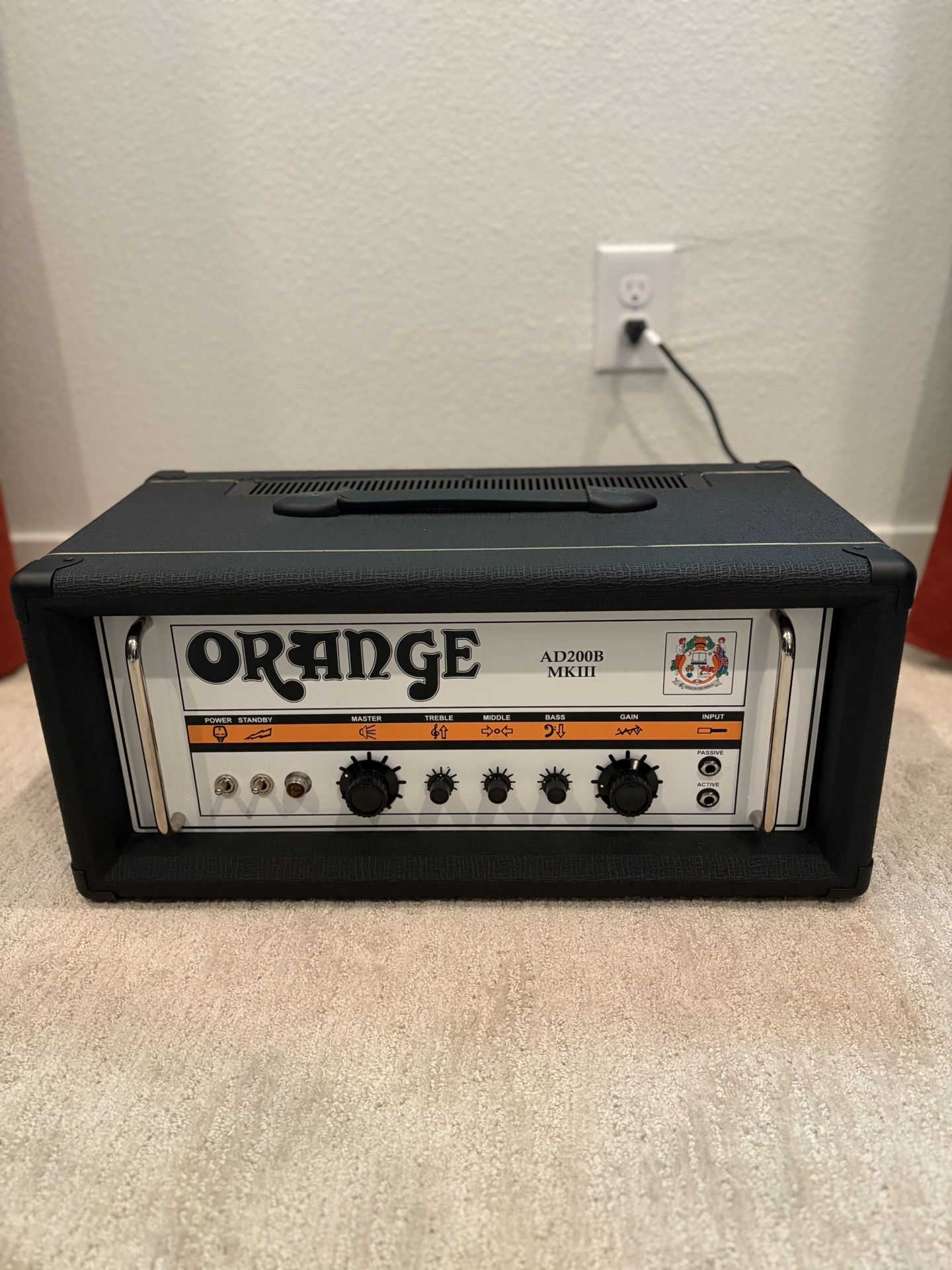 Orange AD200B MK3 200W Bass Head Tube Amp Black