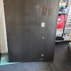 IKEA Malm Black Headboard Footrail 