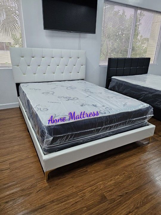 NEW QUEEN MATTRESS AND BOX SPRING 😉 100% QUALITY & CONFORM 👌