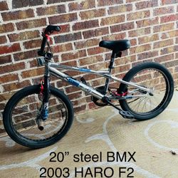 20” Solid Steel HARO F2 BMX Bike 