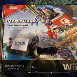Pre Installed MarioKart Wii U W/2 Extra Games 