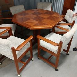 Dining Room Set. Table, and 6 Chairs 