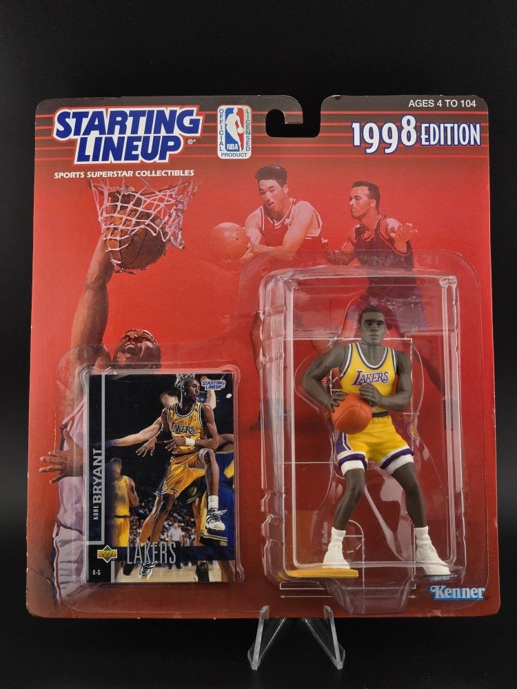 1998 Kenner Starting Lineup - Kobe Bryant (Figure + Upper Deck Card)

Year: 1998