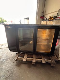 Commercial bar back cooler