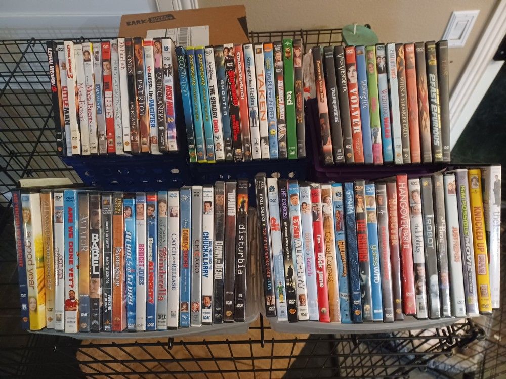 81 DVD's