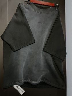 PURPLE  Shadow Flasher Fleece Tee  SIZE: M