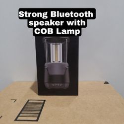 Camping Lantern COB Lamp With Bluetooth Speaker 
