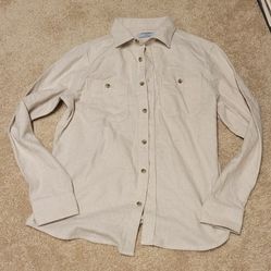 New Old Navy Men's Small Cotton Button Up Flannel Shirt 
