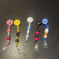 Beaded Pens And Badge Holders