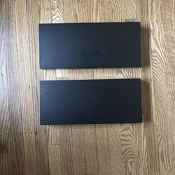 2 Black Shelves 
