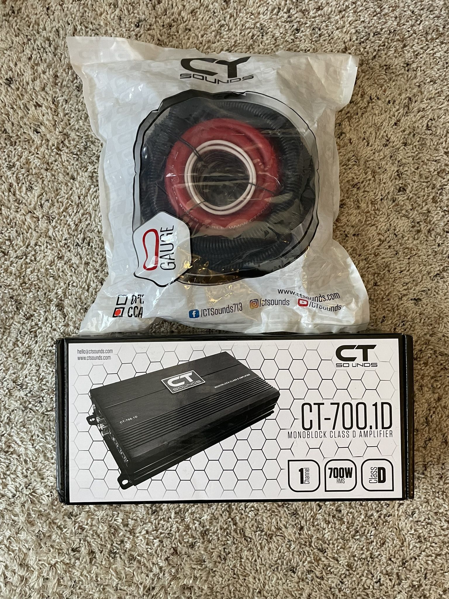CT-7001.d & 0ga Amp Kit