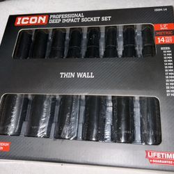 Icon Impact Socket Set Metric