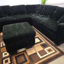 Sectional W Ottoman 