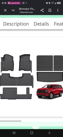 Tahoe/yukon floormats
