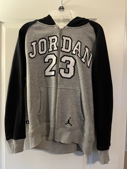 Jordan Zip-up Hoodie Size Youth Large 22” in length 