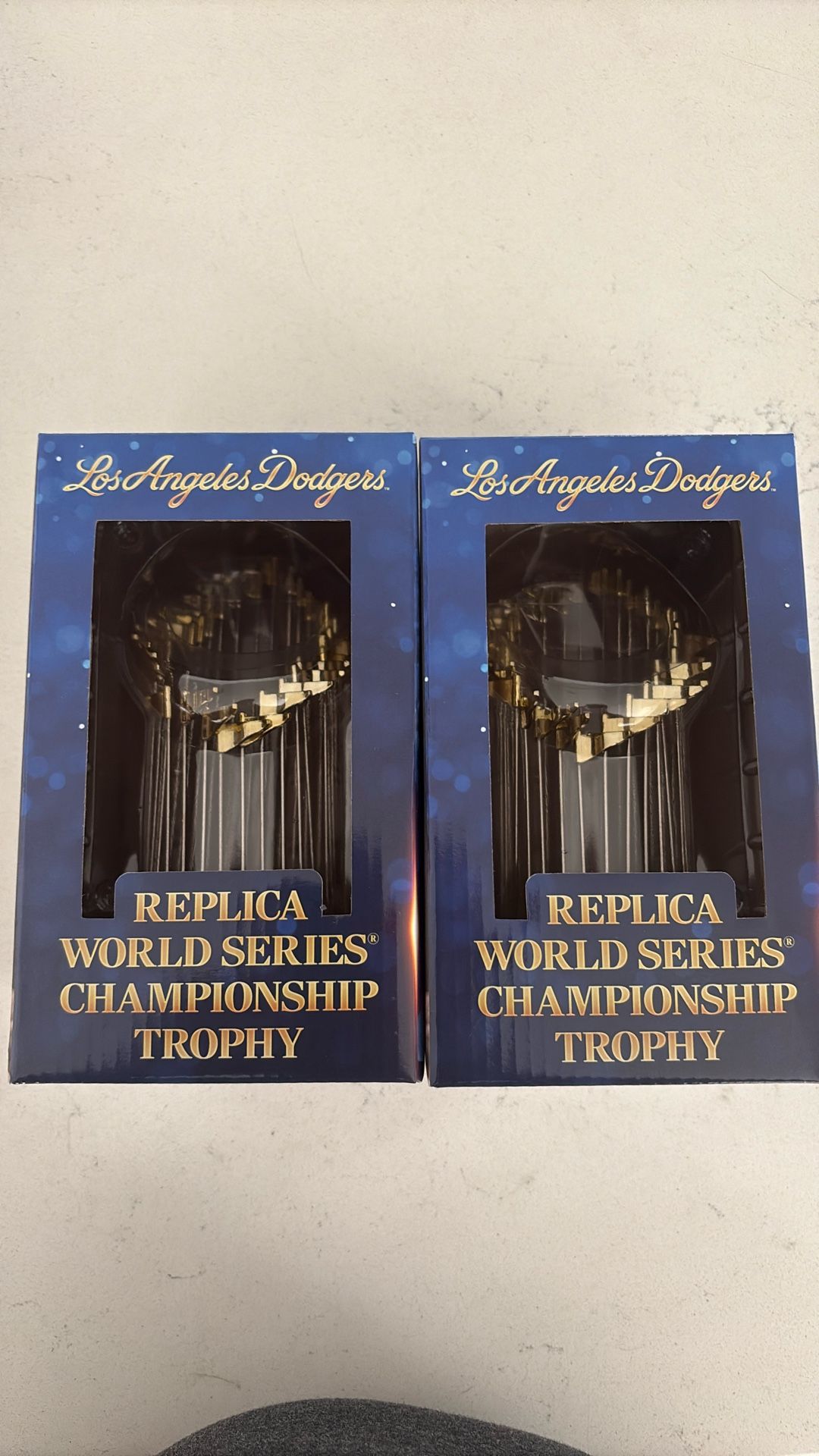 Replica World Series Trophy Dodgers