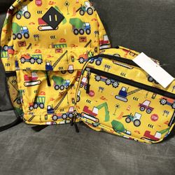 Little Boy Backpack And Lunchbag 