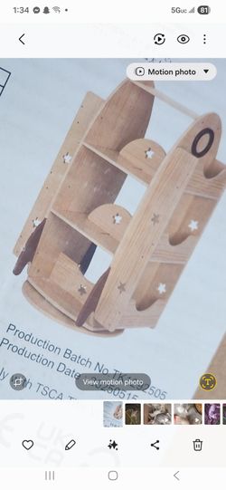 Brand new amazon Rocket rotating bookshelf