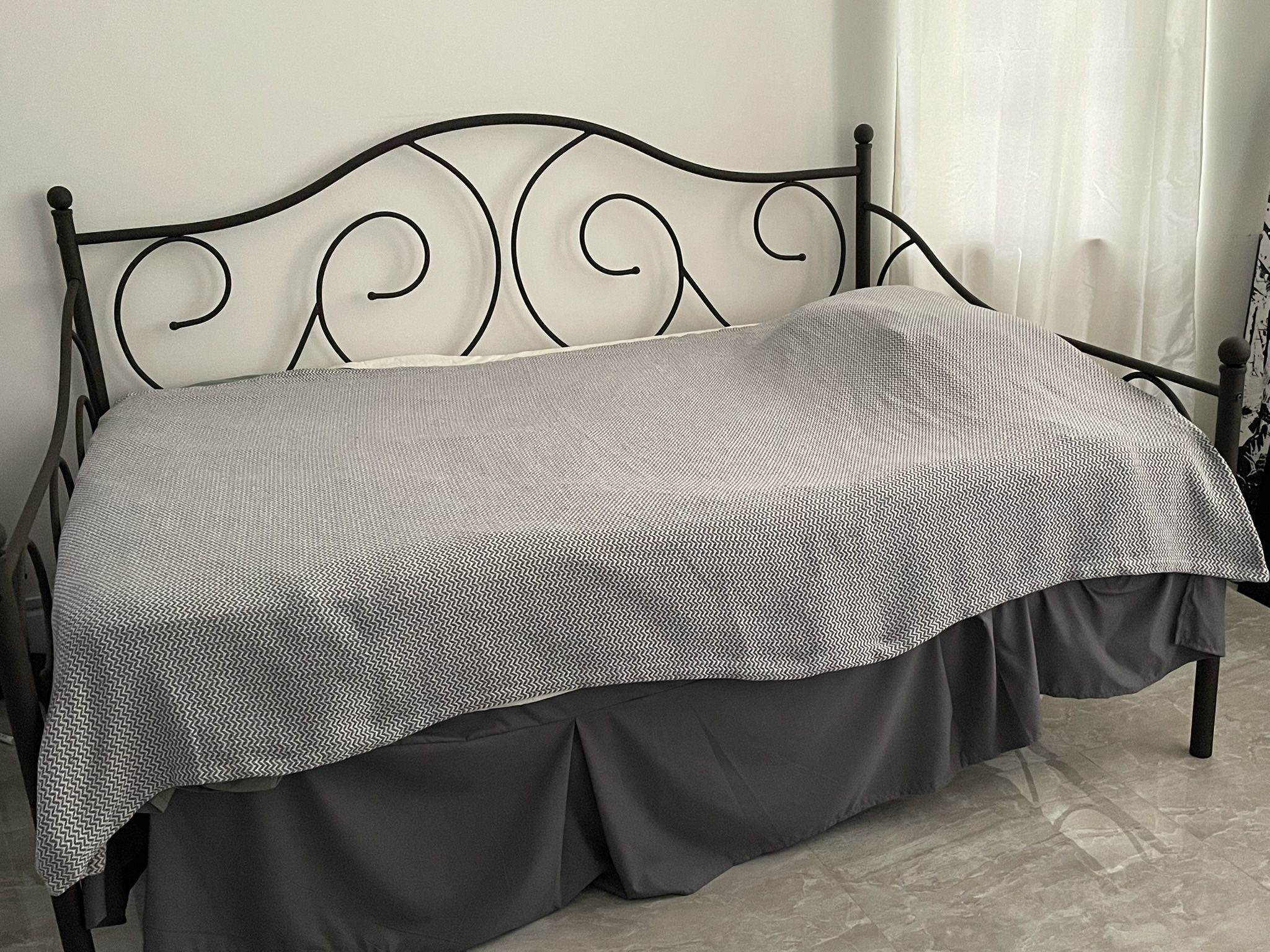 Bed Frame and Mattress
