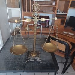 29" Tall X 18" Wide Brass Scale